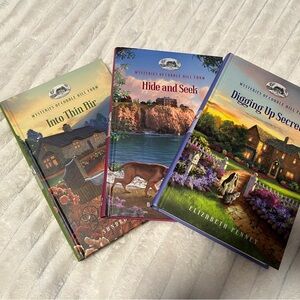 3 Mysteries of Cobble Hill Farm Lot Hardcover Books Christian Guideposts Mystery